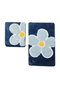 Mijölnir Juego de alfombras de baño Flower - Blue